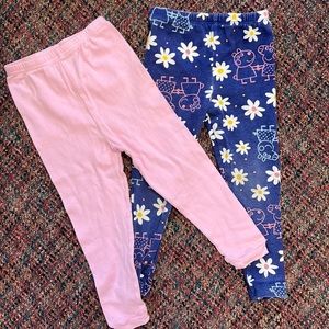 Peppa Pig 4T Pants LOT